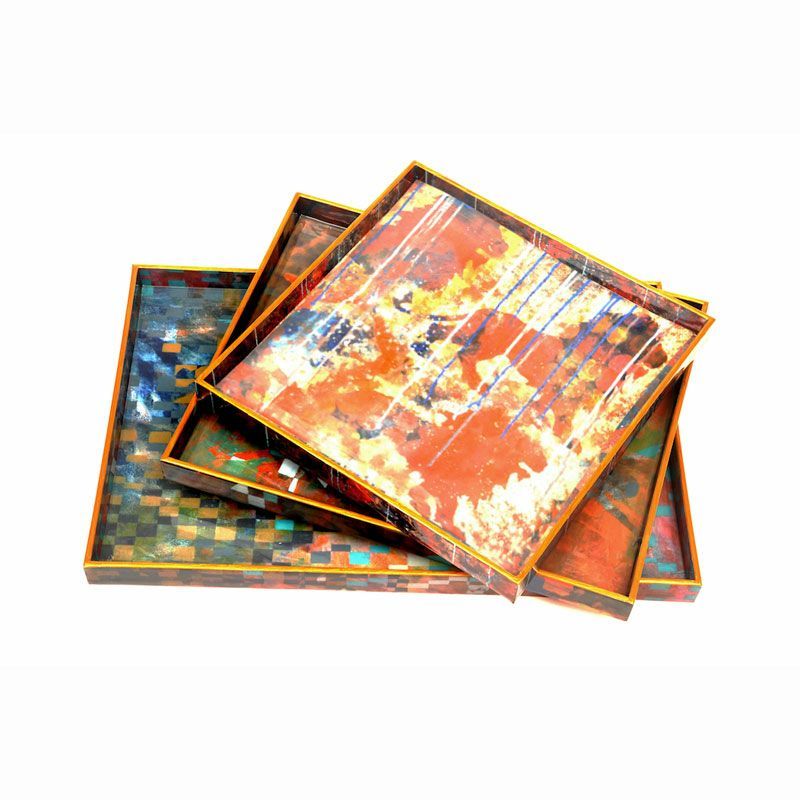 Wandering Wooden Removable Trays - Artychoke