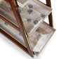 Antique Lotus Three Tier Trolley