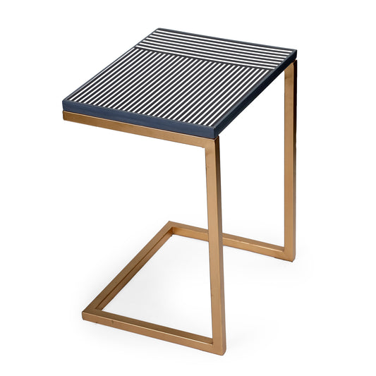 Monochrome Stripe - C Stack Table Set