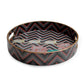 Round Lotus Stride Wooden Tray