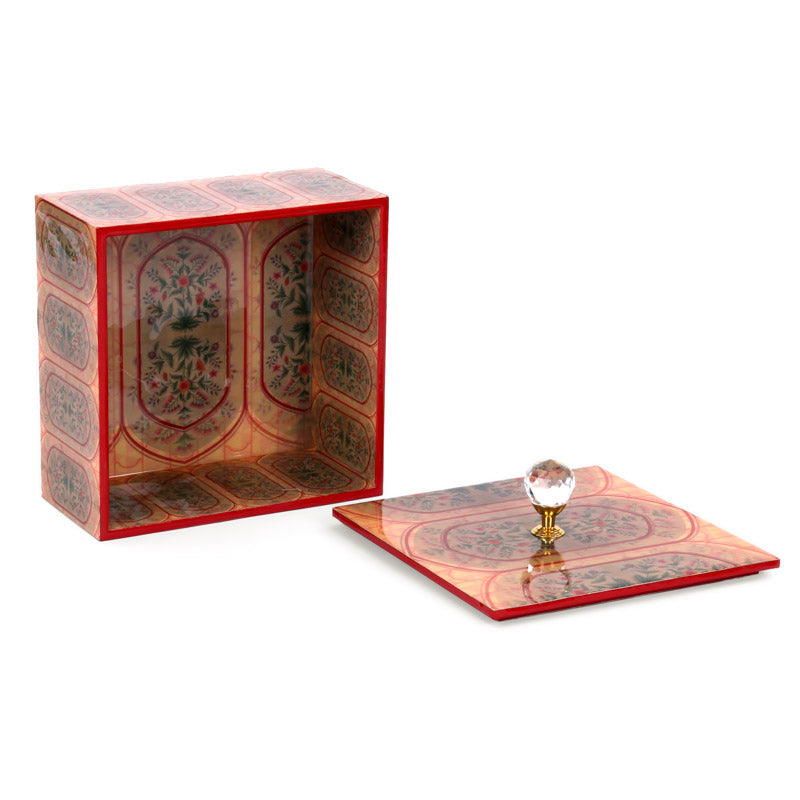 Mughal Motif Square Box