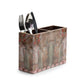 Peacock & Glossy Organiser stand holding cutlery in one compartment