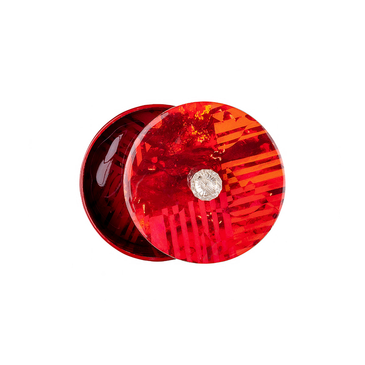 Red Strokes Box Set: Includes Tray, 2 boxes & Candle Votive