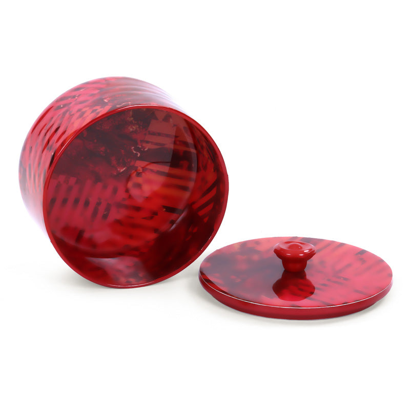 Red Strokes Box Set: Includes Tray, 2 boxes & Candle Votive