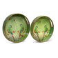 Savannah Parrot Round Glossy Tray