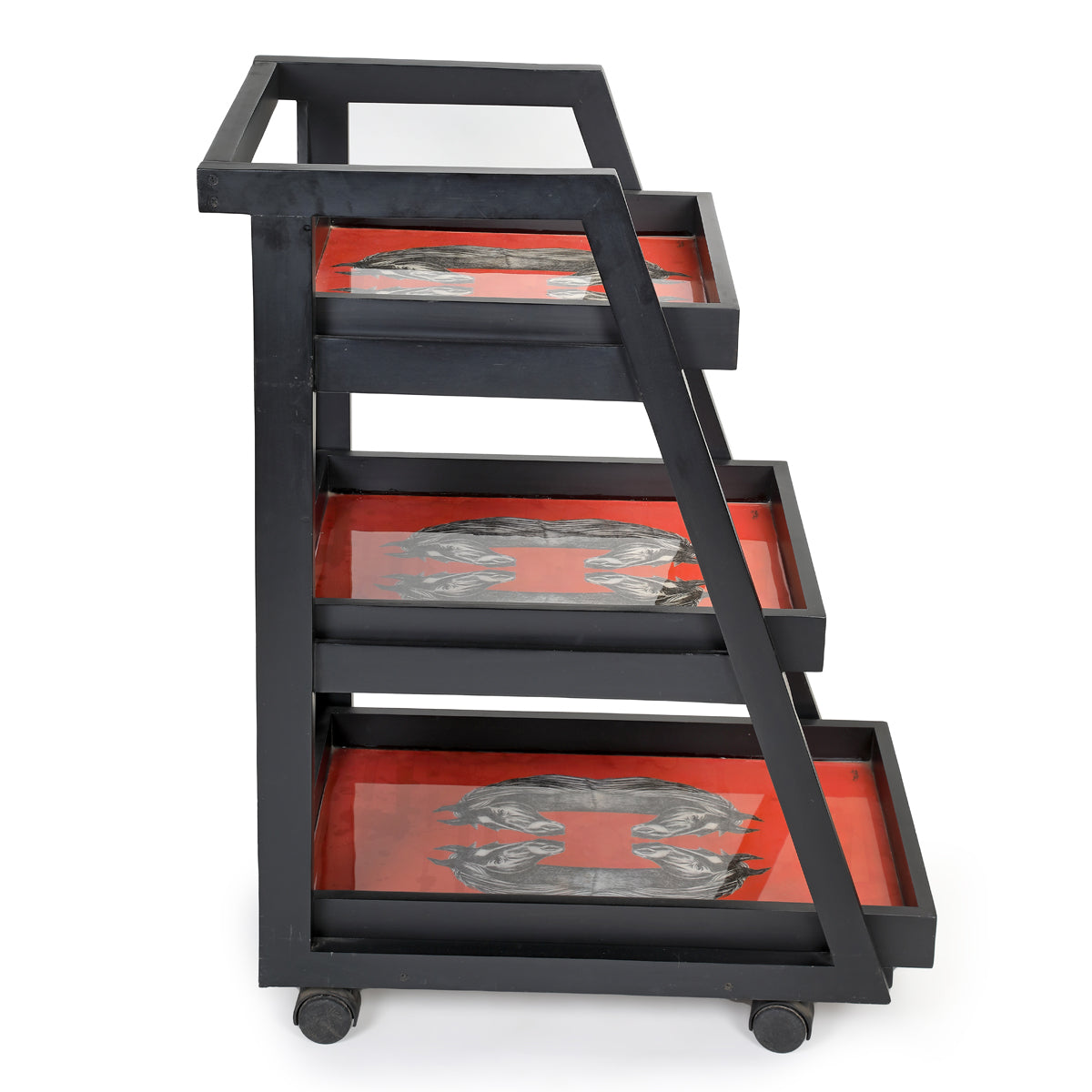 Wild Stallion Three Tier Trolley