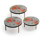 Pomegranate Buffet Riser  (Set of 3)