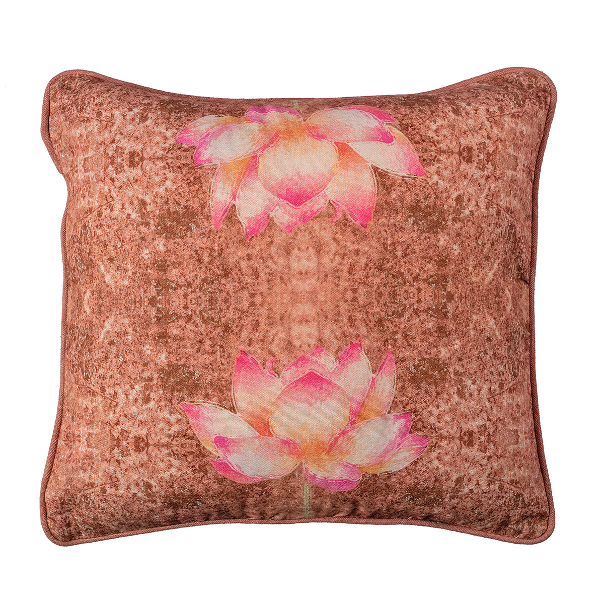 Vintage Floral Pink Cushion Cover