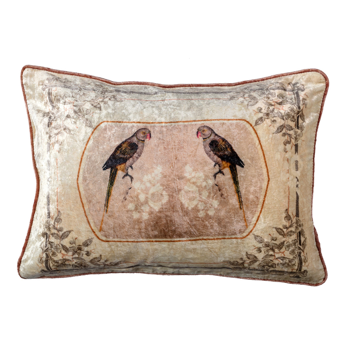 Parrot Boota Rectangle Cushion Cover