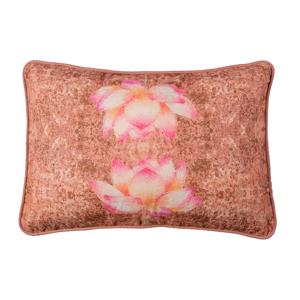 Vintage Floral Rectangle Velvet Cushion Cover