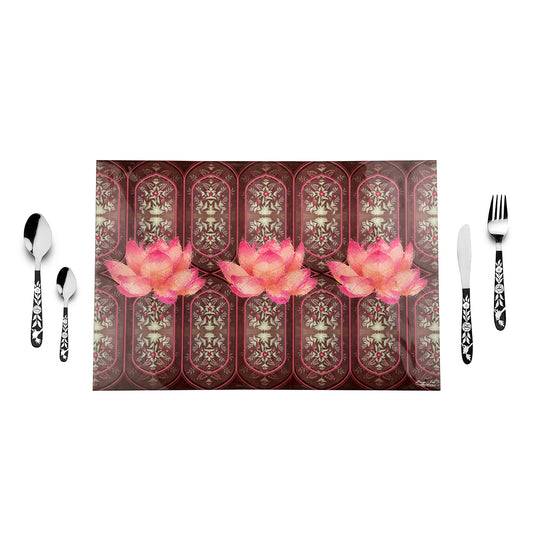 Wine Lotus High Gloss Table Mats