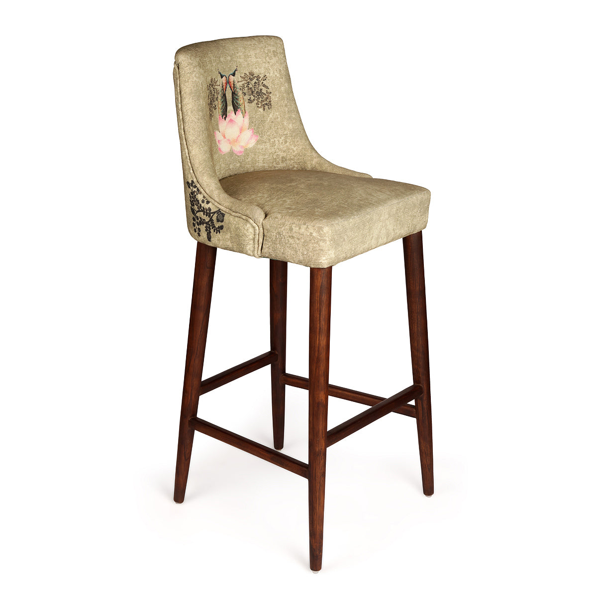 Peacock Boota Bar Chair