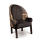 Oval Chair Charcoal Grey