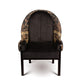 Oval Chair Charcoal Grey
