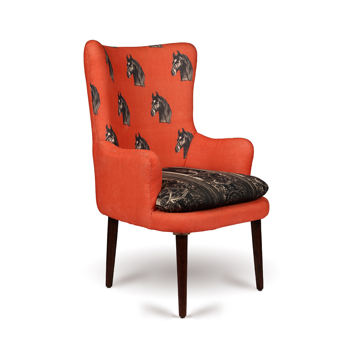 Wild Stallion Accent Chair & Table Set