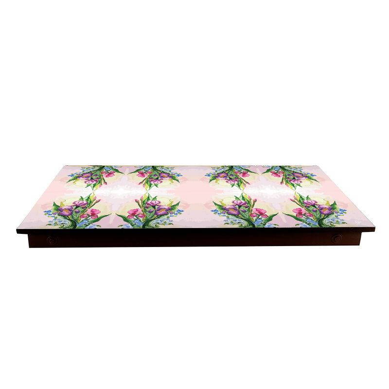 Pink Watercolor Folding Bed Table
