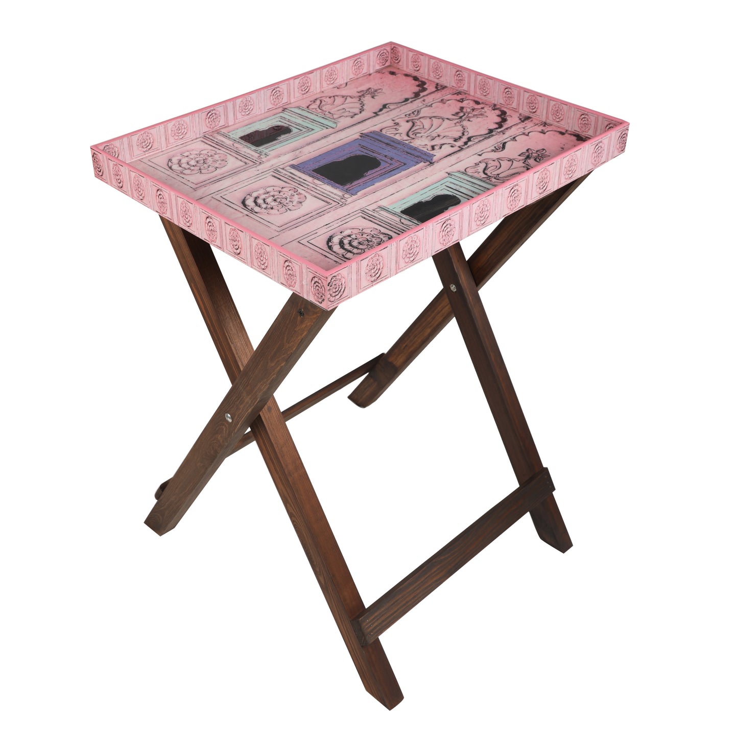 Jharoka Pink Folding Butler