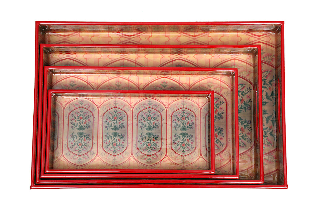 Mughal Motif Trays