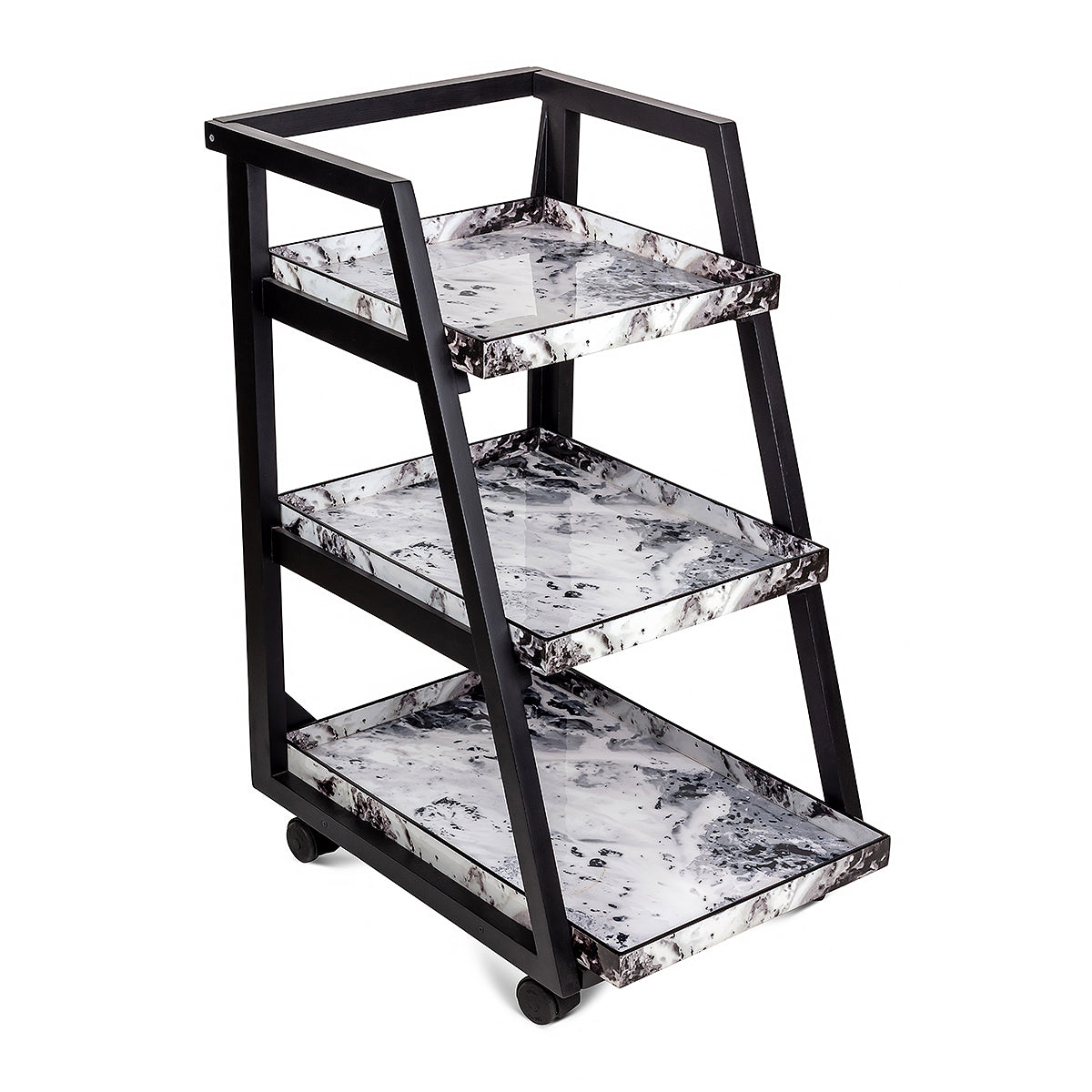 White Marble Three Tier Trolley