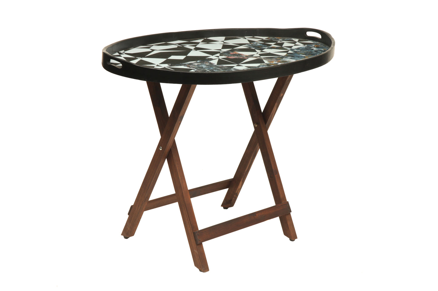 The Monochrome Lily Pad Table